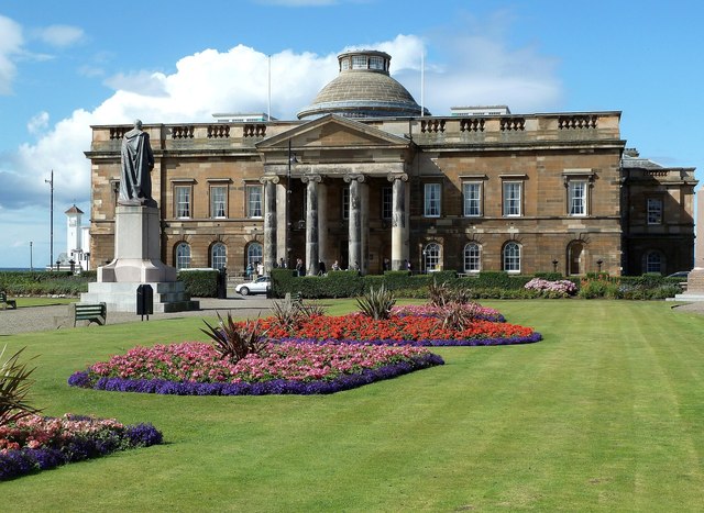 Ayr Sheriff Court overlooking Wellington Square