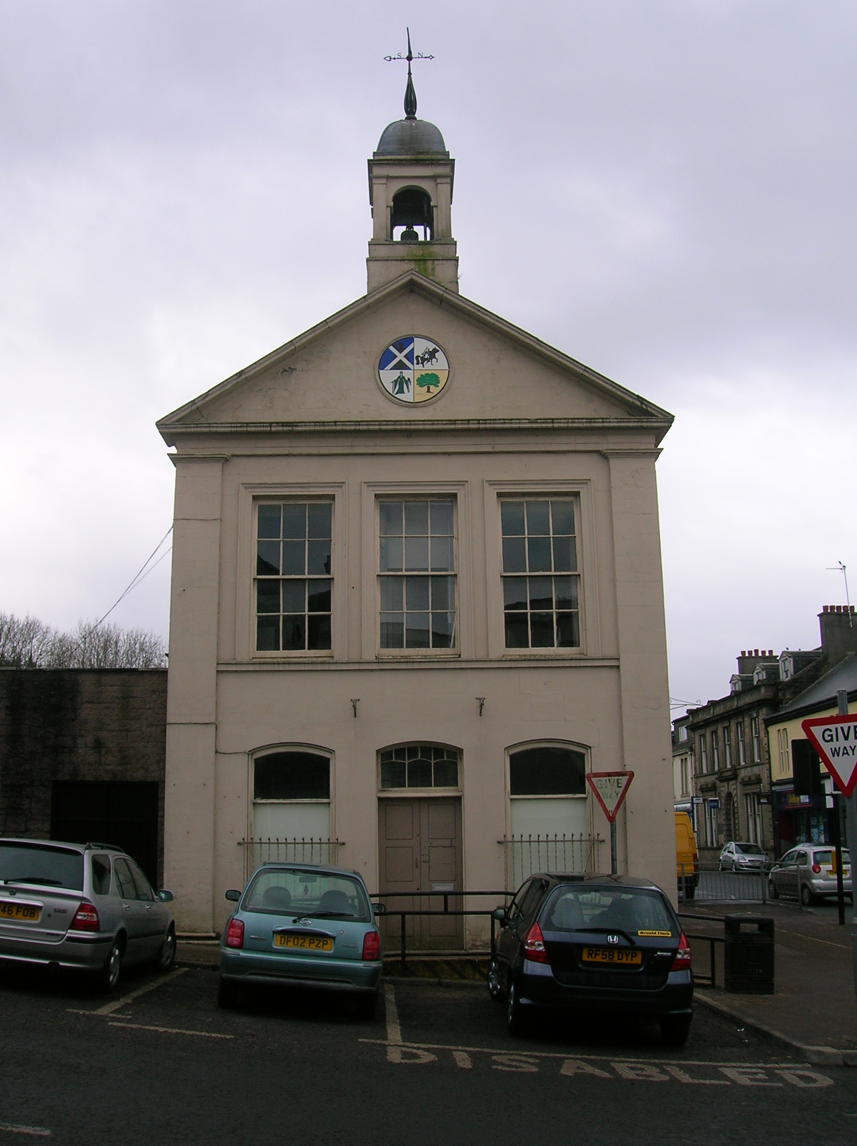 Beith Town House at The Strand, seen from the street.