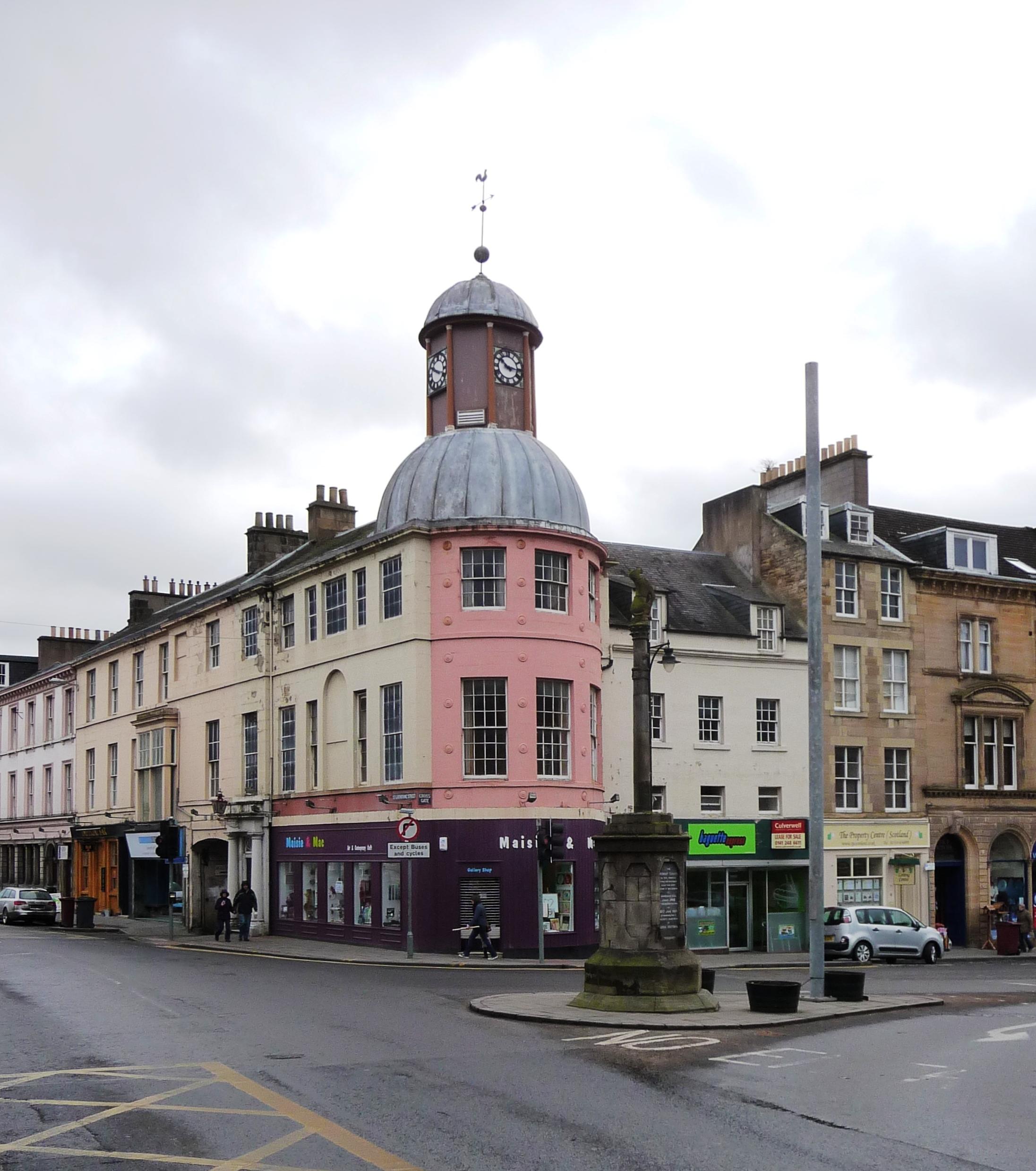 Cupar Town Hall and former Burgh Chambers on St Catherine Street.