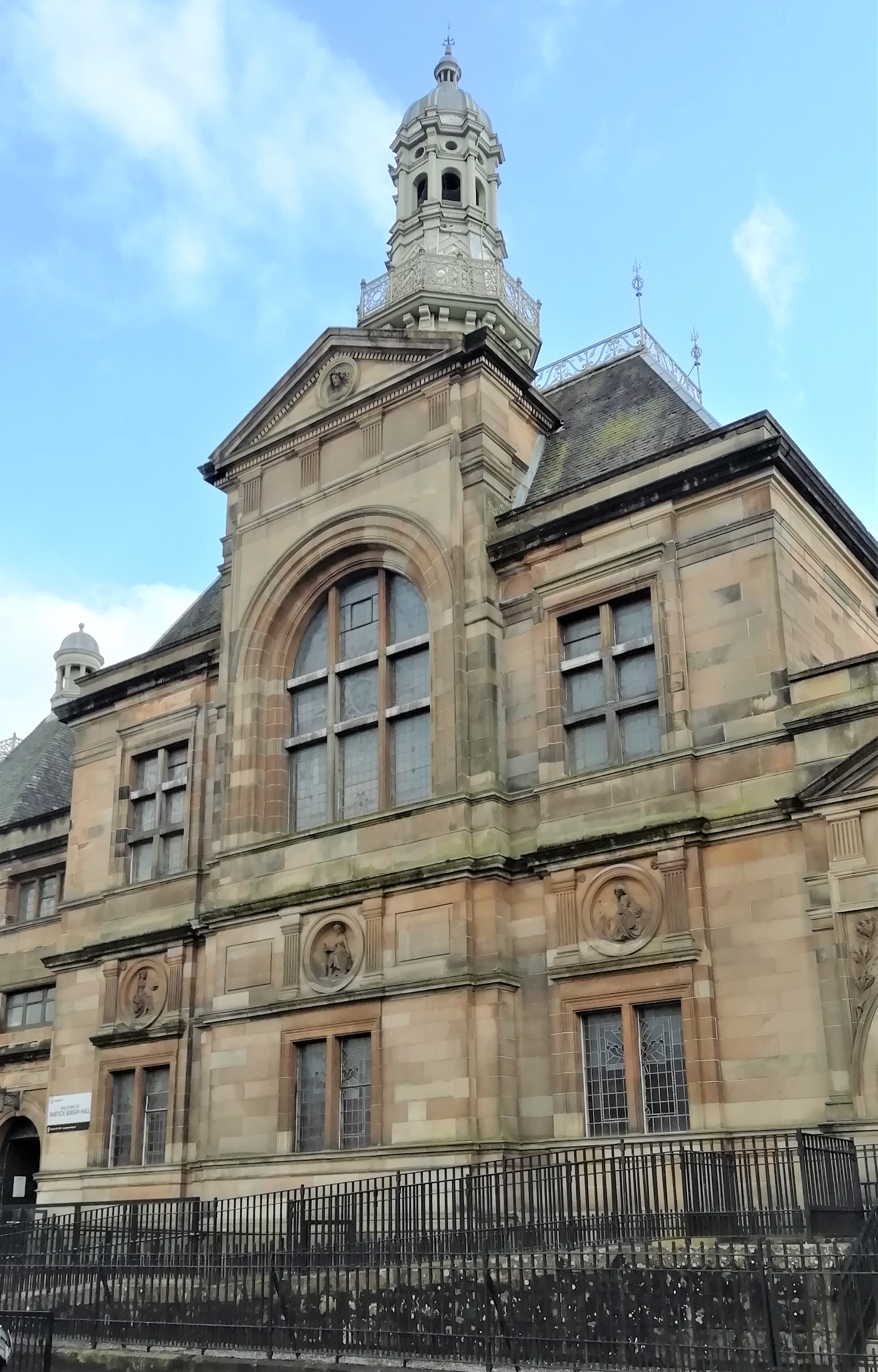 Partick Burgh Hall on Partick Hall Street, Glasgow