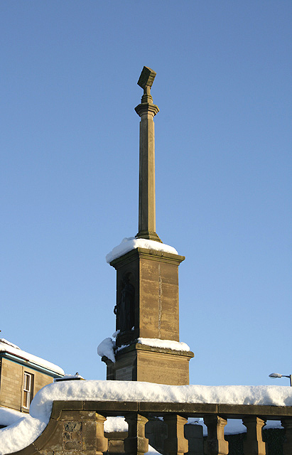 Selkirk War Memorial on Ettrick Terrace.